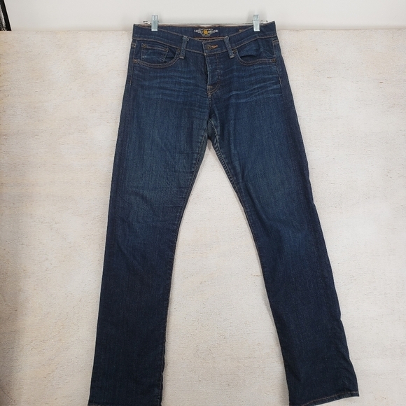 Lucky Brand Denim - Lucky Brand Women US Size 4 Waist 27 Sienna Tomboy Straight dark blue jeans